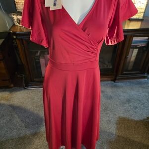Red Dress Boutique Vibrant Red Midi Dress